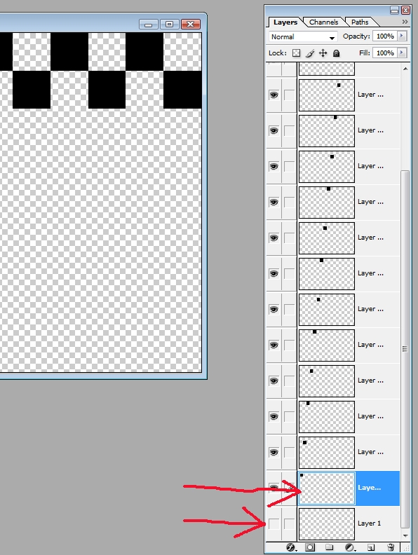 Creation of Checkered Illusion: Step 7